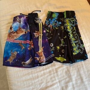 Youth Medium Lacrosse Unlimited shorts, bundle of 2, good used condition
